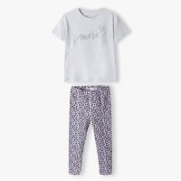 14SET 6J: Oversized T-Shirt And Legging Set (3-8 Years)